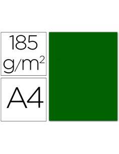 Cartulina A4 Verde billar 185g/m² (50 h.) C200040172