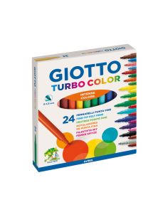 Rotuladores Giotto Turbo Color Surtidos (24 ud)