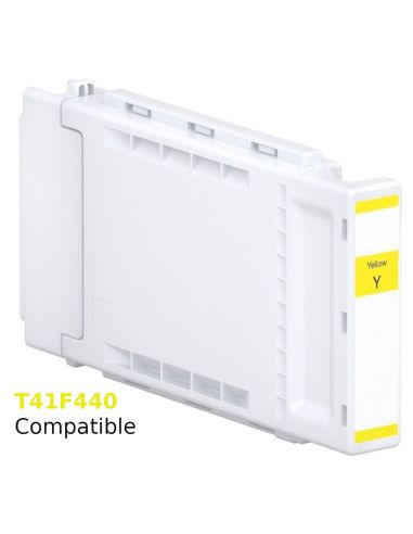 Tinta compatible Epson T41F440 Amarillo (350ml)