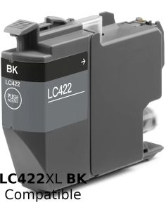 Tinta compatible Brother LC422XLBK Negro (3000 Pág)