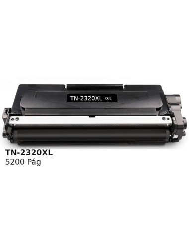 Tóner compatible Brother TN2320XL Negro (5200 Pag) para DCP-L2500 y mas