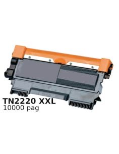 Tóner compatible Brother TN2220 Negro 2XL TN2210 TN2010 (10000 Pag) para DCP7055 y mas
