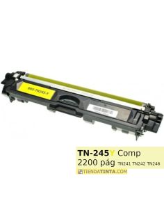 Tóner compatible Brother TN245Y Amarillo TN241 (2200 Pag) para DCP9015 y mas