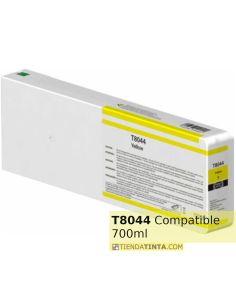 Tinta compatible Epson T8044 Amarillo (700ml)