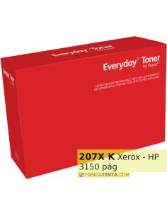 Tóner Xerox para HP 207X Negro W2210X 006R04196 (3150 Pag) para M283 y mas