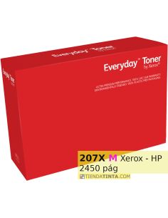 Tóner Xerox para HP 207X Magenta W2213X 006R04199 (2450 Pag) para M283 y mas