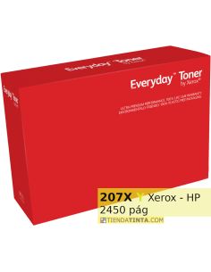 Tóner Xerox para HP 207X Amarillo W2212X (2450 Pag) para M283 y mas