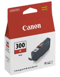 Tinta Canon PFI300R Rojo 4199C001 (920 pag)