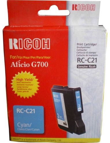 Ultima unidad - Tinta gel Ricoh RC-C21 Cian