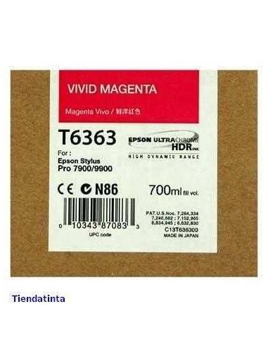 Tinta Epson T6363 Magenta (700ml)