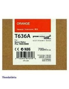 Tinta Epson T636A naranja (700ml)