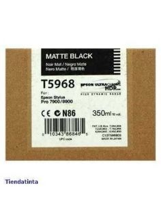 Tinta Epson T5968 Matte Negro (350ml)