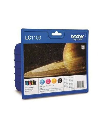 Pack Tinta Brother LC1100VAL BK,C,M,Y (4 Unid)