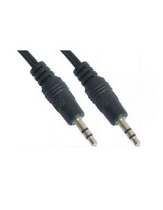 Cable audio-sonido 3,5mm stereo Macho-Macho MiniJack (3 metros)