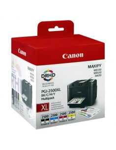  Tinta Pack Canon PGI-2500XL BK/C/M/Y