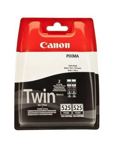 Tinta Pack Canon PGI-525PGBK Negro (2 cartuchos x 19ml)