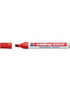 Rotulador Edding 3300-02 Rojo P.Biselada 1-5mm