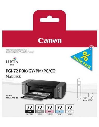 Tinta Canon 6403B007 PGI-72PBK/GY/PM/PC/CO Original
