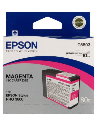 Tinta Epson T5803 MAGENTA C13T580300 (80ml)