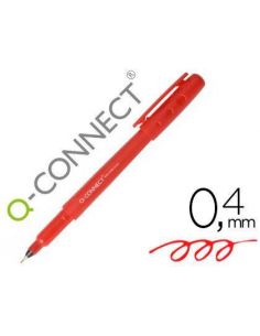 Rotulador punta de fibra fine liner rojo 0.4mm KF25009