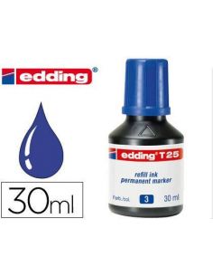 Tinta recarga Edding T25-03 Azul permantente 30ml