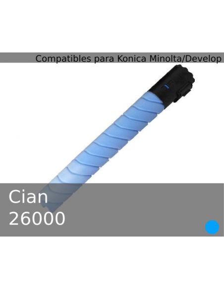 Toner para Konica Minolta A11G451 Cian TN216C (26000 Pag)(No original)