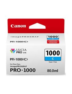Tinta Canon PFI-1000C Cian 0547C001AA (80ml)