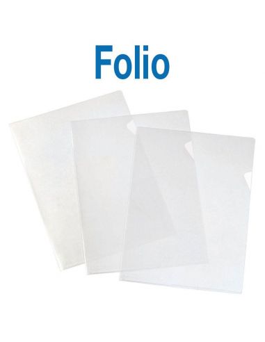 Dossiers Transparente Folio con uñero (100 unid) 46015