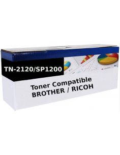 Tóner para Brother/Ricoh TN-2110 TN-2120/SP1200 NEGRO (2600 Pág)(No original)