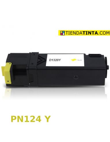 Tóner compatible Dell PN124 Amarillo...