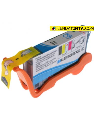 Tinta compatible Lexmark 100XL CIAN 14N1069E (600 Pág)
