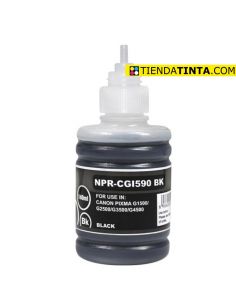 Tinta compatible Canon GI-590 Negra Pigmentada 1603C001 (140 ml)