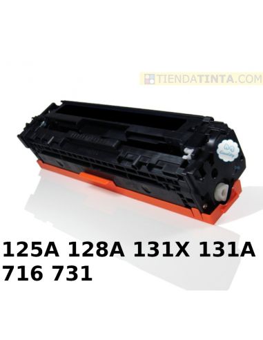 Tóner compatible HP 125A/716BK/731BK Negro (2200 Pag) para CM1013 y mas