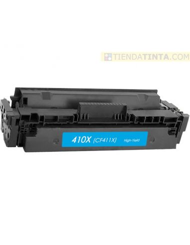 Tóner compatible HP 410X CIAN (5000 Pag) para M452 y mas
