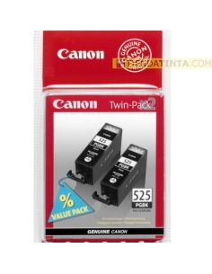 Pack Tinta Canon 525PGBK Negro (2 cartuchos x 19ml)