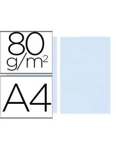 Papel A4 multifuncion Azul claro 80g/m² (100 h.)