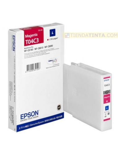 Tinta Epson T04C3 Magenta (1700 Pag)