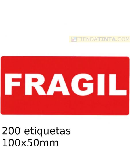 Rollo etiquetas 50x100 FRAGIL (200 Unid)