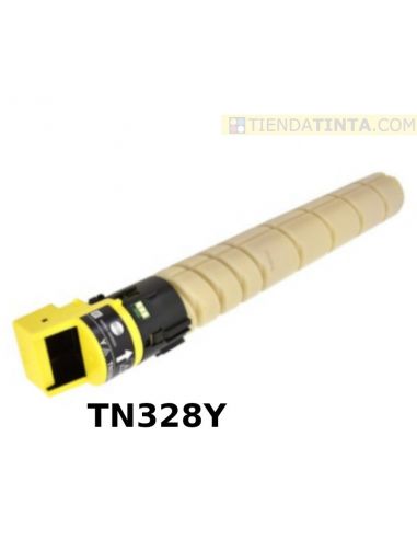 Tóner compatible Konica Minolta TN328Y AMARILLO AAV8250 (28000 Pag) para C250i y más