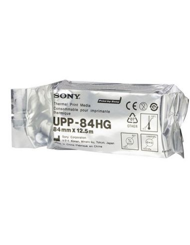 Papel Sony UPP-84HG alto brillo 84mmx13.5m Térmico ecográfico
