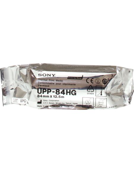 Papel Sony UPP-84HG alto brillo 84mmx13.5m Térmico ecográfico