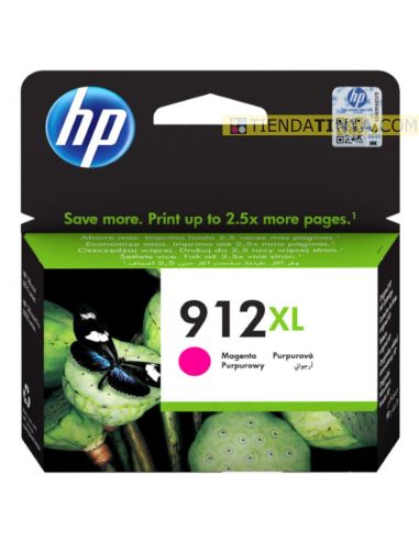 Tinta HP 912XL Magenta 3YL82AE (825 Pag)